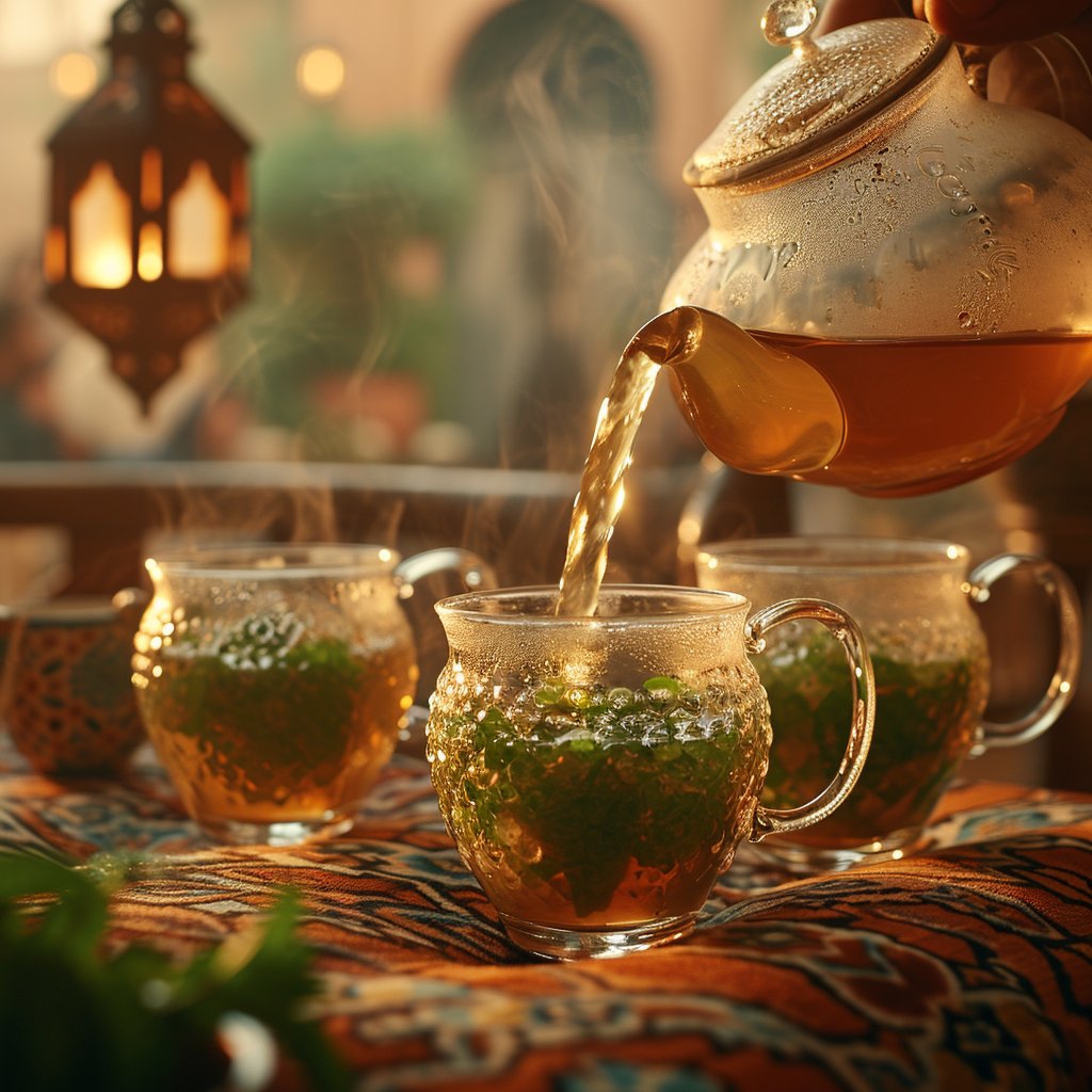 Le charme irrésistible du thé vert à la menthe marocain